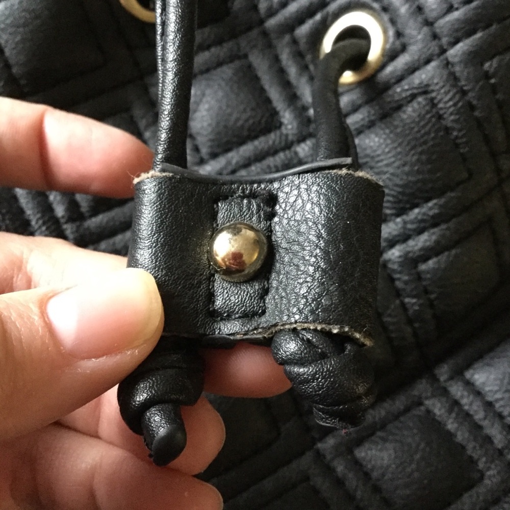 Versace 19.69 Quilted Drawstring Bag - Picture 8 of 8